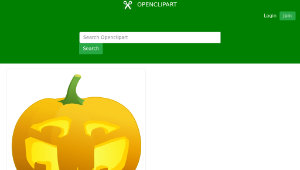 openclipart圖庫：Jack O’ Lantern: Jimmy縮圖