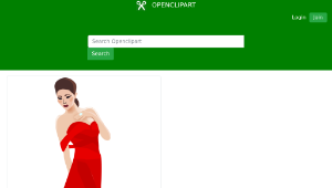 openclipart圖庫：Chinese woman
