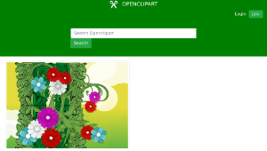 openclipart圖庫：flowers (spring 2010)縮圖
