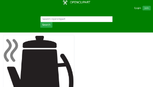 openclipart圖庫：Kitchen Icon - Coffee Percolator-資源代表圖