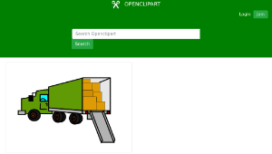 openclipart圖庫：moving truck-資源代表圖
