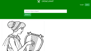 openclipart圖庫：Lyre