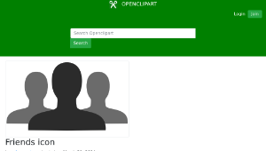 openclipart圖庫：Friends icon
