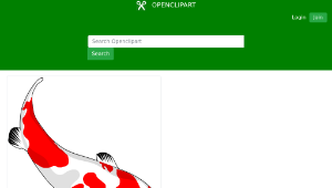 openclipart圖庫：koi