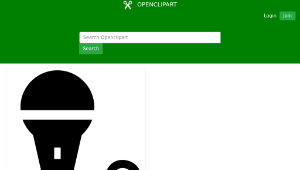 openclipart圖庫：Microphone icon