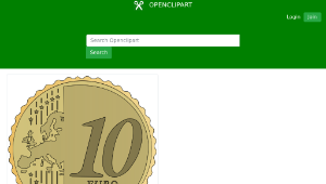 openclipart圖庫：10 euro cent-資源代表圖