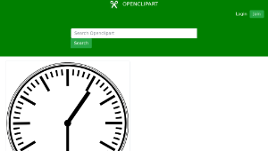 openclipart圖庫：Clock