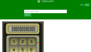 openclipart圖庫：Calculator