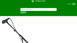 openclipart圖庫：microfon stand縮圖