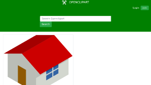 openclipart圖庫：CM Isometric Home縮圖