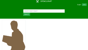 openclipart圖庫：student-1縮圖