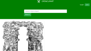 openclipart圖庫：Old Ornate Asian Frame