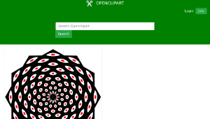 openclipart圖庫：108 Eyes Mandala-資源代表圖