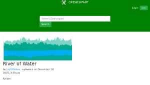openclipart圖庫：River of Water