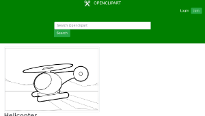 openclipart圖庫：Helicopter縮圖