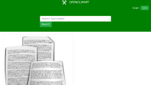 openclipart圖庫：Documents-資源代表圖