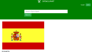 openclipart圖庫：spain縮圖