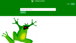 openclipart圖庫：Architetto rana 01 Frog