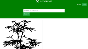 openclipart圖庫：bamboo originally by danny allen from 2004