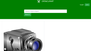 openclipart圖庫：Camera-資源代表圖