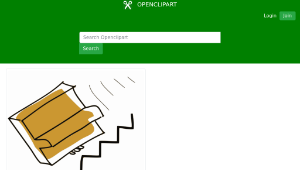 openclipart圖庫：piano falls down stairs