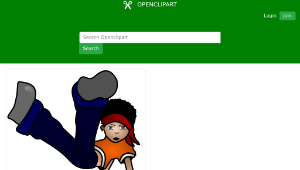 openclipart圖庫：Hip Hop Kid 1