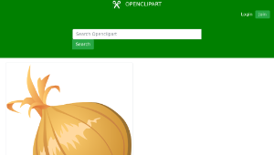 openclipart圖庫：Food Onion