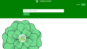 openclipart圖庫：Flower 4 Leaf Clover Corsage-resubmission