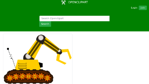 openclipart圖庫：Robot with a claw