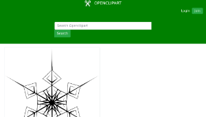 openclipart圖庫：Hexflake縮圖