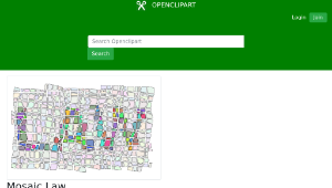 openclipart圖庫：Mosaic Law縮圖