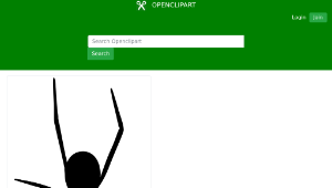 openclipart圖庫：Spider silhouette-資源代表圖