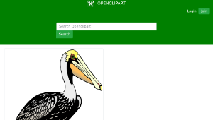 openclipart圖庫：Pelican