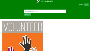 openclipart圖庫：Volunteering Icon