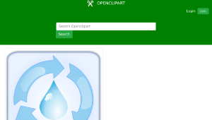 openclipart圖庫：Recycle Water