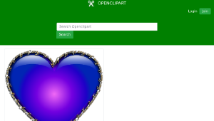 openclipart圖庫：Know Jesus Know Peace Heart Blue