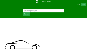 openclipart圖庫：car icon 3