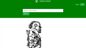 openclipart圖庫：Mayan Relief