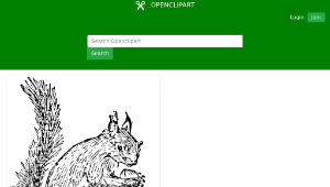 openclipart圖庫：squirrel