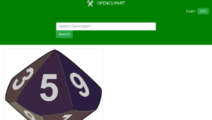 openclipart圖庫：dice