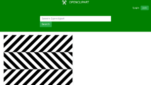 openclipart圖庫：Black White Alternating Diagonal Stripes