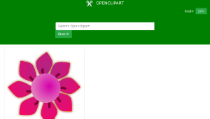 openclipart圖庫：Pink Sun Flower-資源代表圖