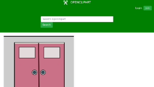 openclipart圖庫：Door