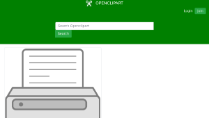 openclipart圖庫：Printer