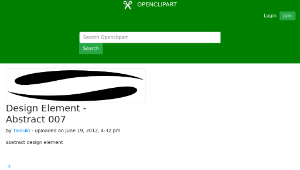 openclipart圖庫：Design Element - Abstract 007
