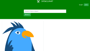 openclipart圖庫：Blue bird