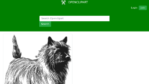 openclipart圖庫：Cairn terrier