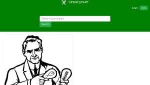openclipart圖庫：lightbulb scientist
