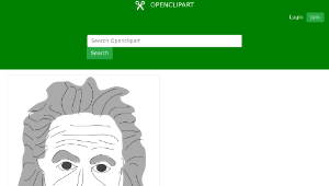 openclipart圖庫：Einstein