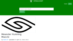 openclipart圖庫：Meander Running Muscle